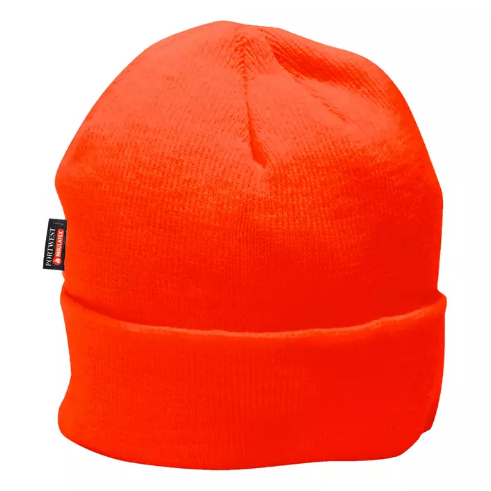 Portwest stickad mössa, Orange, Orange, large image number 0
