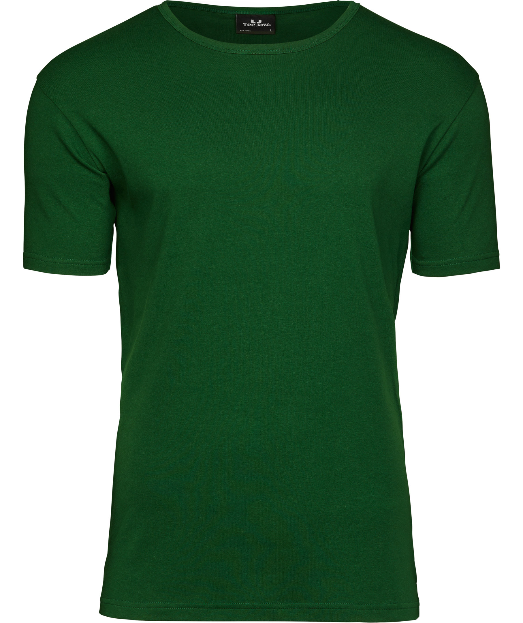 Tee Jays Interlock T-shirt, Forest Green, Forest Green, swatch