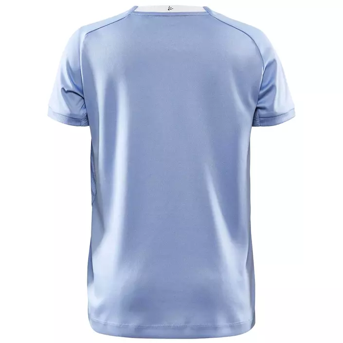 Craft Progress 2.0 Stripe Jersey T-Shirt für Kinder, Weiß/Hellblau, large image number 2