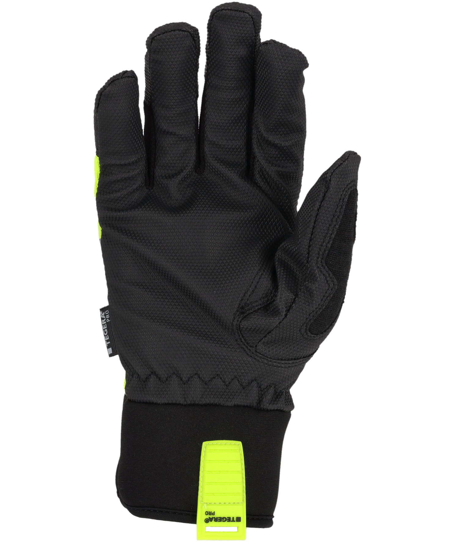 Tegera Pro 9131 winter work gloves, Black/Hi-Vis Yellow, large image number 2