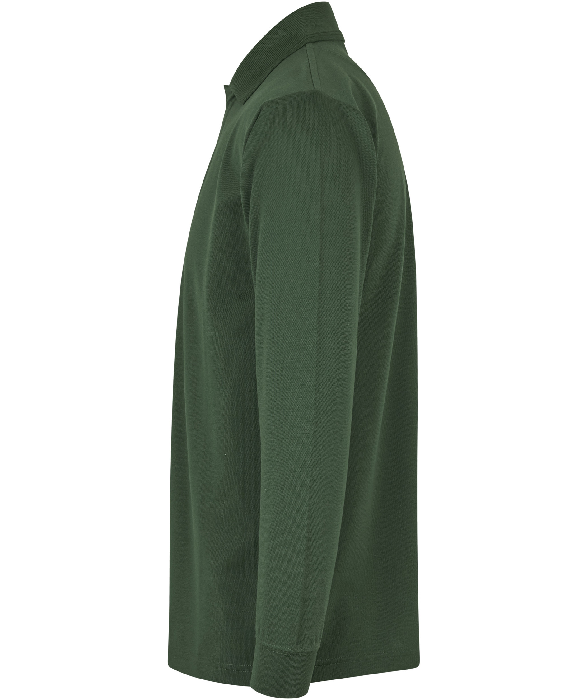 ID PRO Wear lang&aelig;rmet Polo T-shirt, Flaskegr&oslash;n, large image number 2