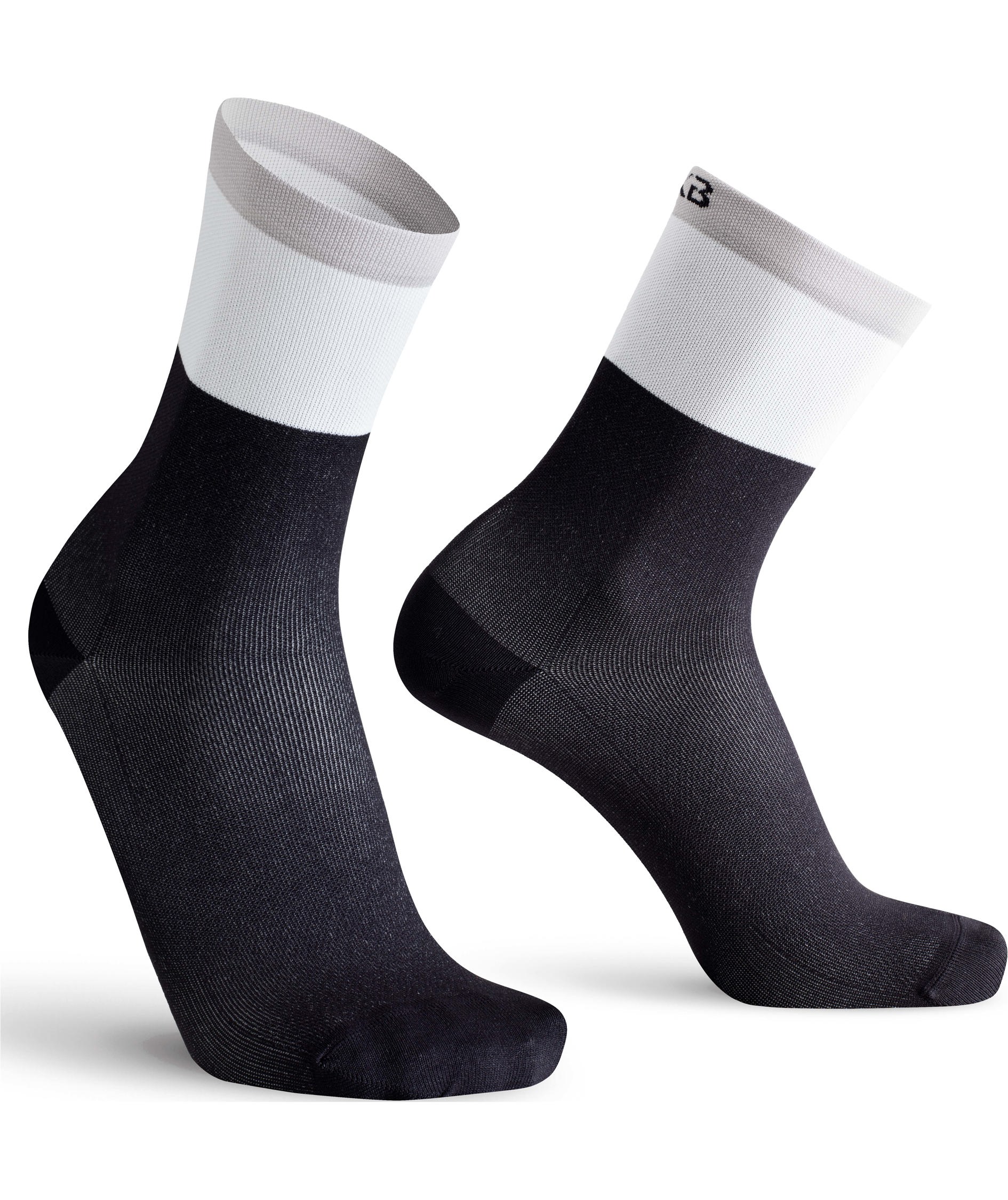 Oxyburn Block socks, Black/white, Black/white, swatch