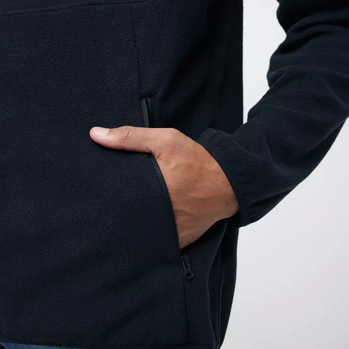 Iqoniq Talung Fleecepullover, Schwarz, large image number 6