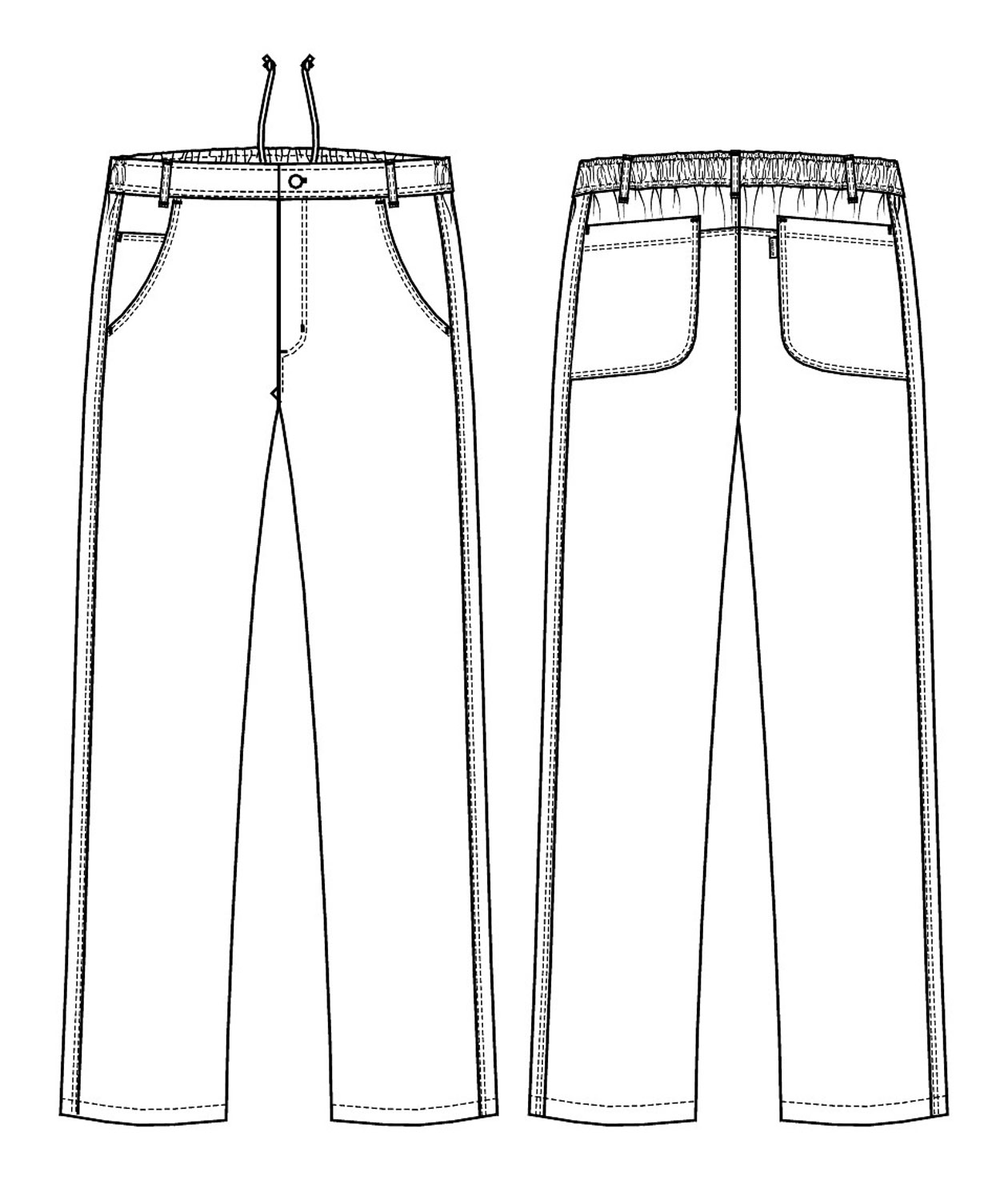 Kentaur trousers leg lengt 86 cm, Black, large image number 2