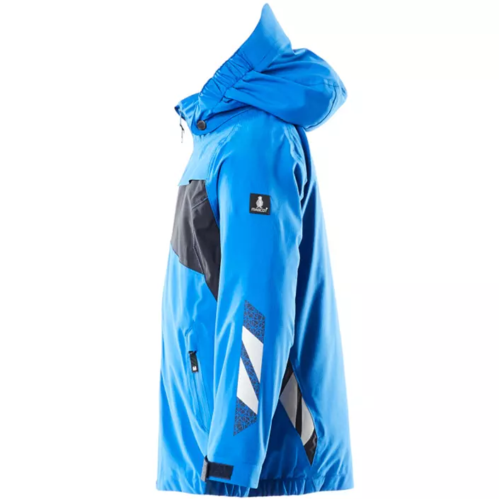 Mascot Accelerate softshell jacket for kids, Azure Blue/Dark Navy, large image number 3