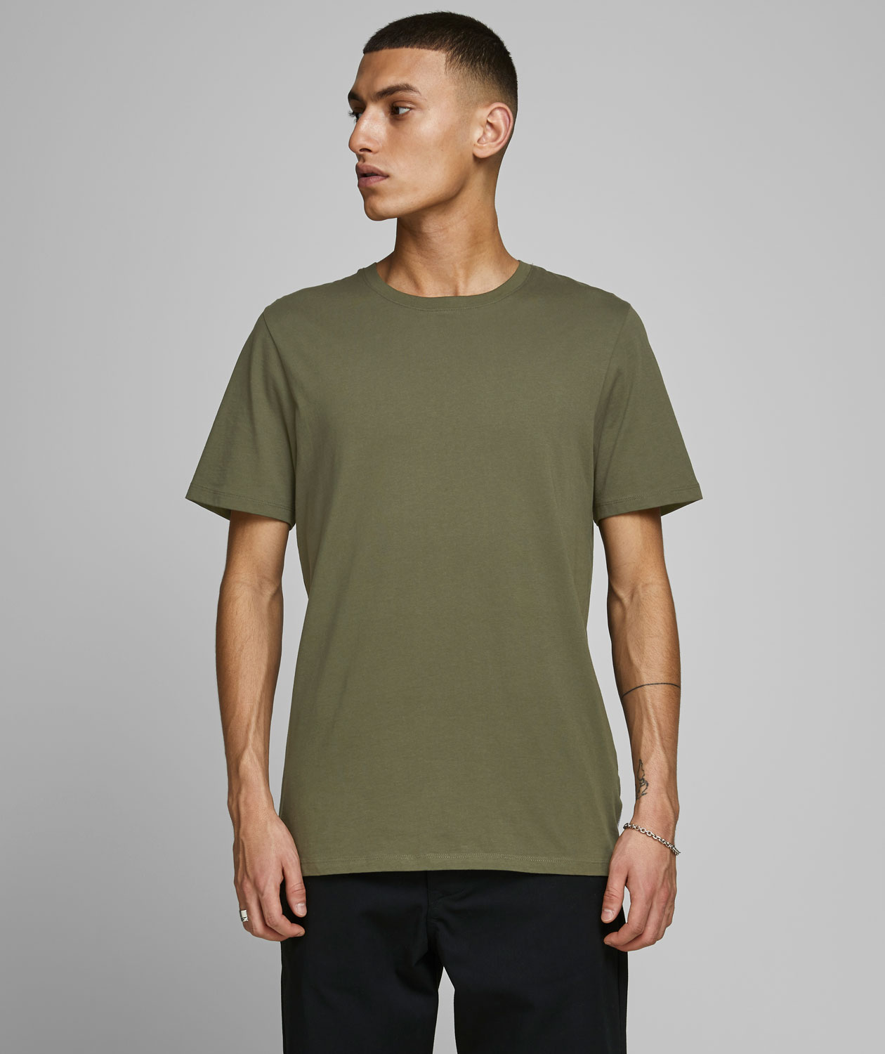 Jack & Jones JJEORGANIC basic T-shirt, Olive night