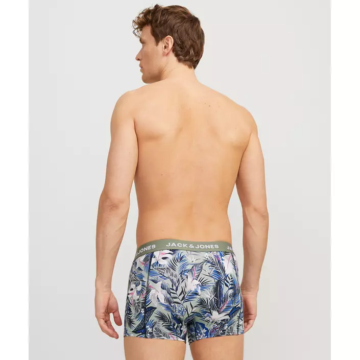 Jack & Jones JACBRADY FLOWER 3-pack kalsonger, Sky Captain, large image number 3