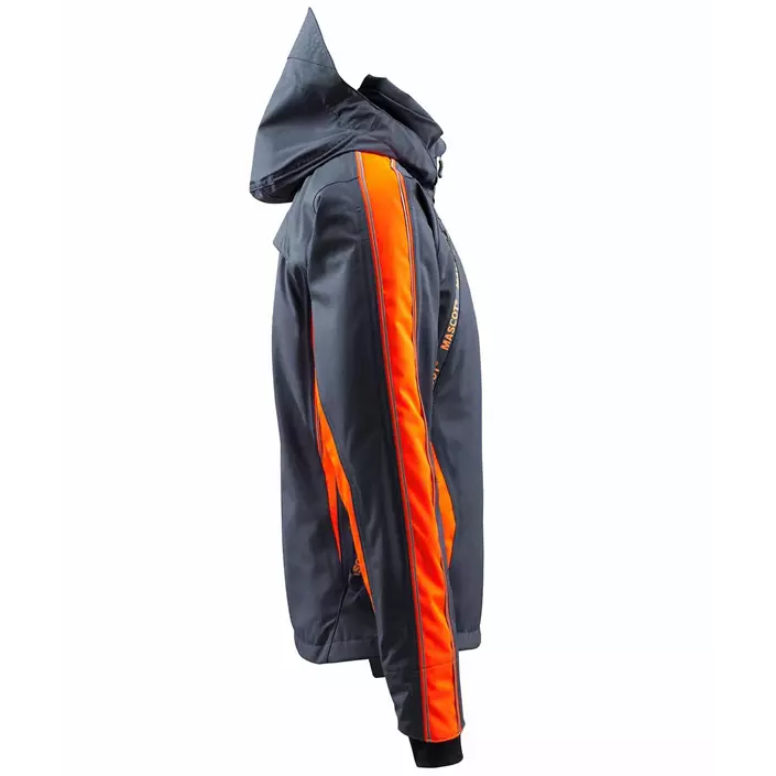 Mascot Hardwear Gandia skaljakke, Mørk Marine/Hi-Vis Orange, large image number 3