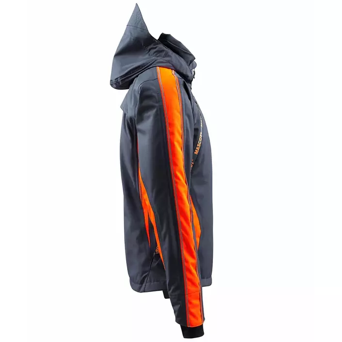 Mascot Hardwear Gandia skaljakke, Mørk Marine/Hi-Vis Orange, large image number 3