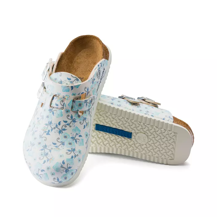 Birkenstock Kay SL Narrow Fit women's sandals, White/Blue, large image number 4