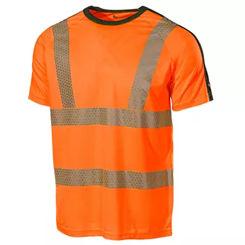 L.Brador 6120P arbeids T-skjorte, Hi-vis Orange