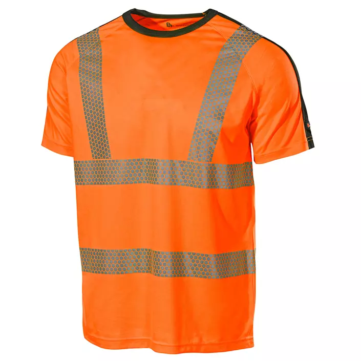 L.Brador 6120P Arbejds T-shirt, Hi-vis Orange, large image number 0