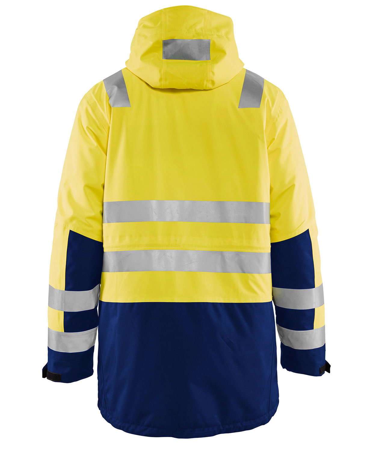 Bl&aring;kl&auml;der parkajakke, Hi-vis Gul/marinebl&aring;, large image number 1