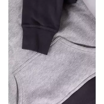 Tee Jays Two-Tone women's hoodie, Heather/Dark Grey