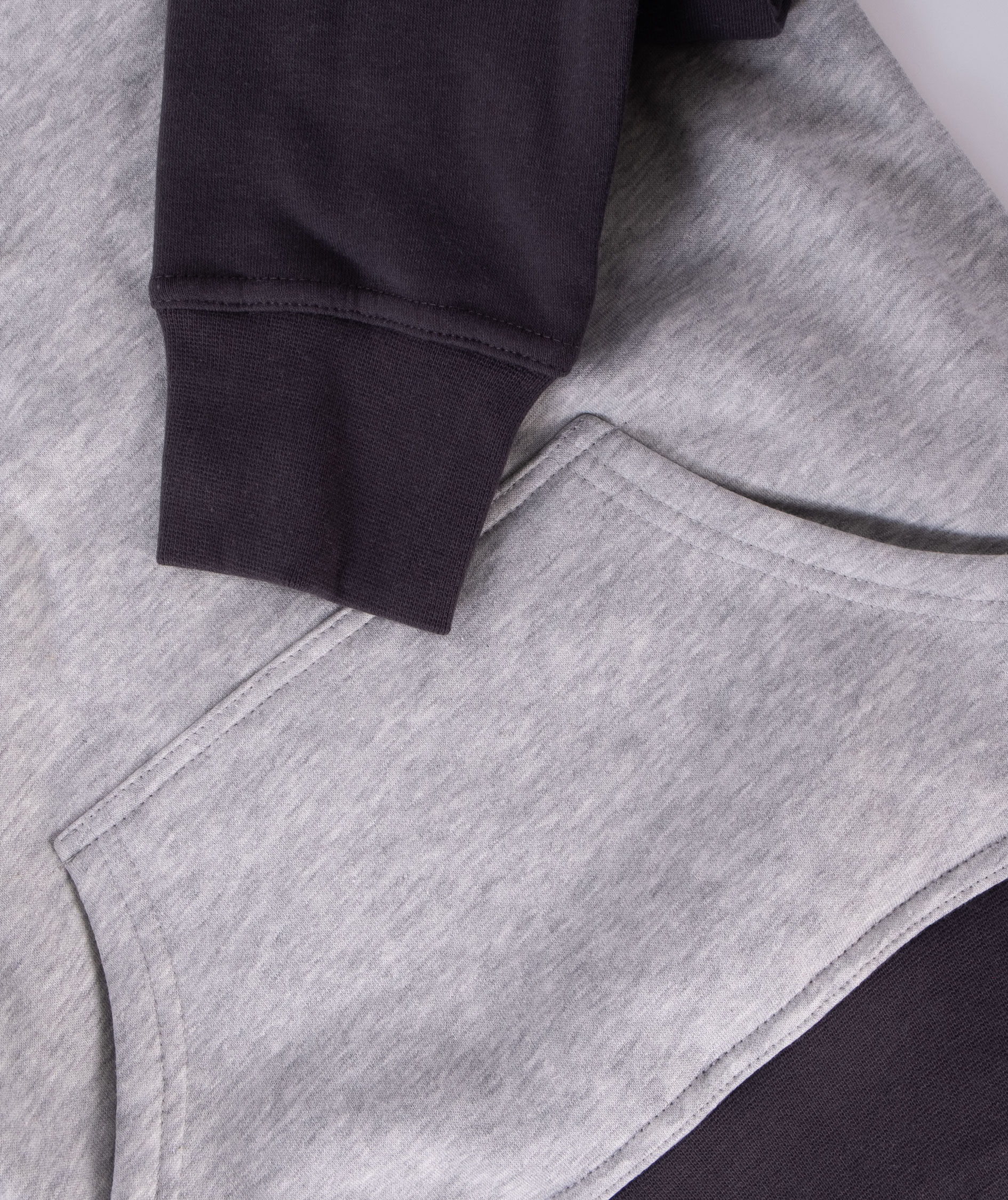 Tee Jays Two-Tone women's hoodie, Heather/Dark Grey