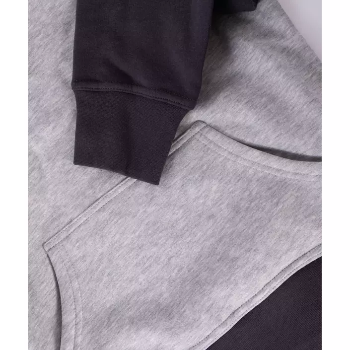 Tee Jays Two-Tone Damen Kapuzensweatshirt, Heather/Dark Grey, large image number 1