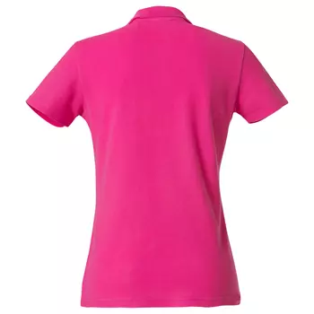 Clique Basic Damen Poloshirt, Bright Cerise