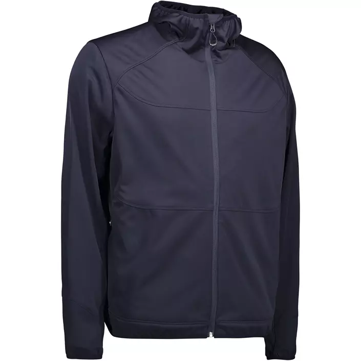 ID Combi Stretch softshell jacket, Navy, large image number 3