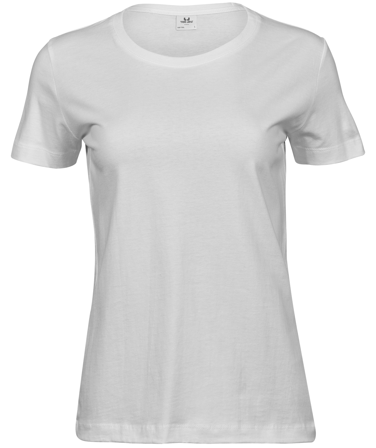 Tee Jays Sof T-shirt dam, Vit, Vit, swatch