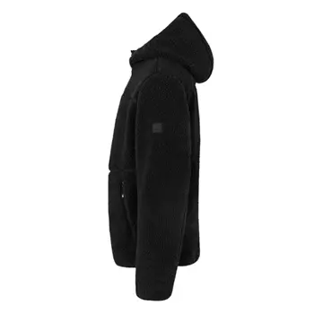 ID pile fleece jacket, Black