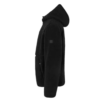 ID pile fleece jacket, Black