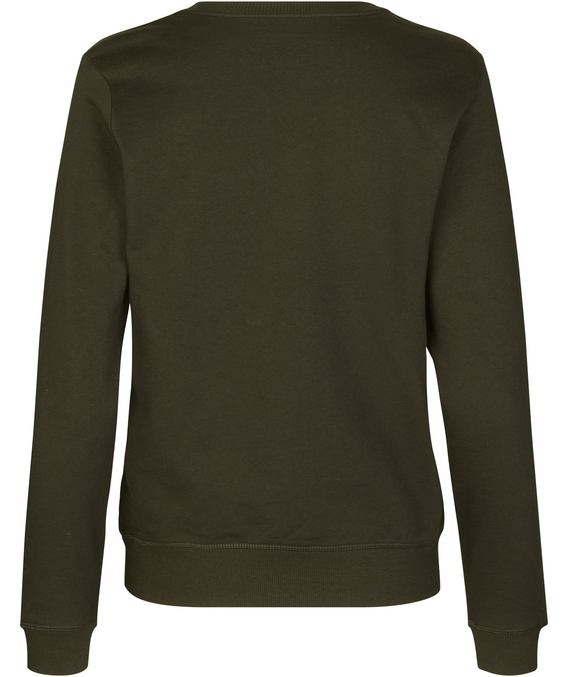 ID ekologisk sweatshirt dam, Olivgr&ouml;n, large image number 2