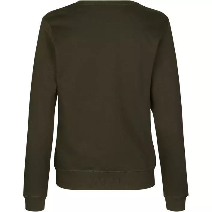 ID organic women's sweatshirt, Olive Green, large image number 1