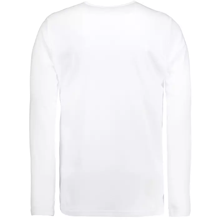 ID Interlock langermet T-skjorte, Hvit, large image number 2