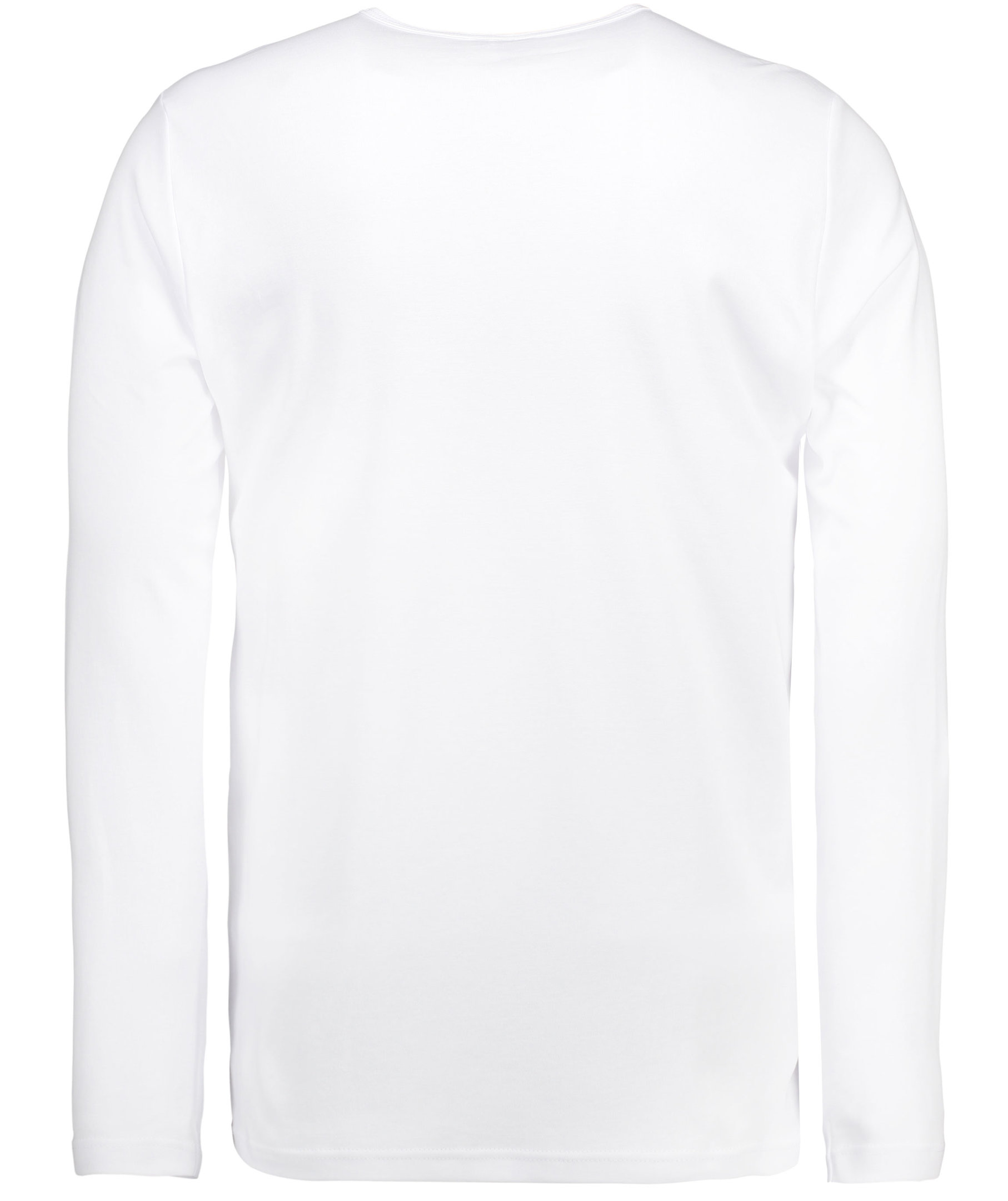 ID Interlock lang&auml;rmeliges T-Shirt, Wei&szlig;, large image number 2