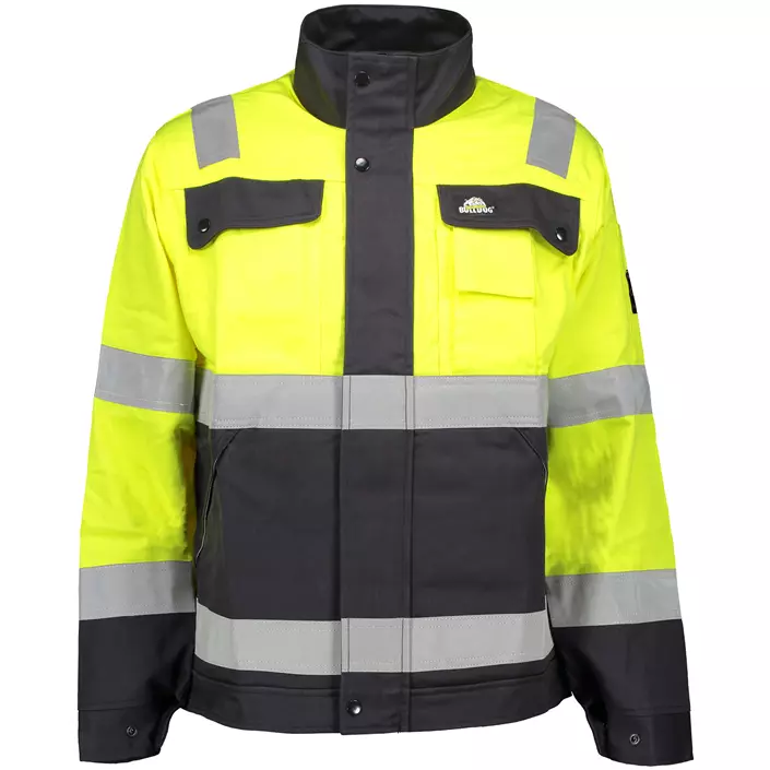 Bulldog Pyrox arbetsjacka 5701, Varsel yellow/marinblå, large image number 0