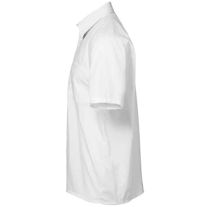 ID Game Comfort fit kortermet arbeidsskjorte/caféskjorte, Hvit, large image number 1