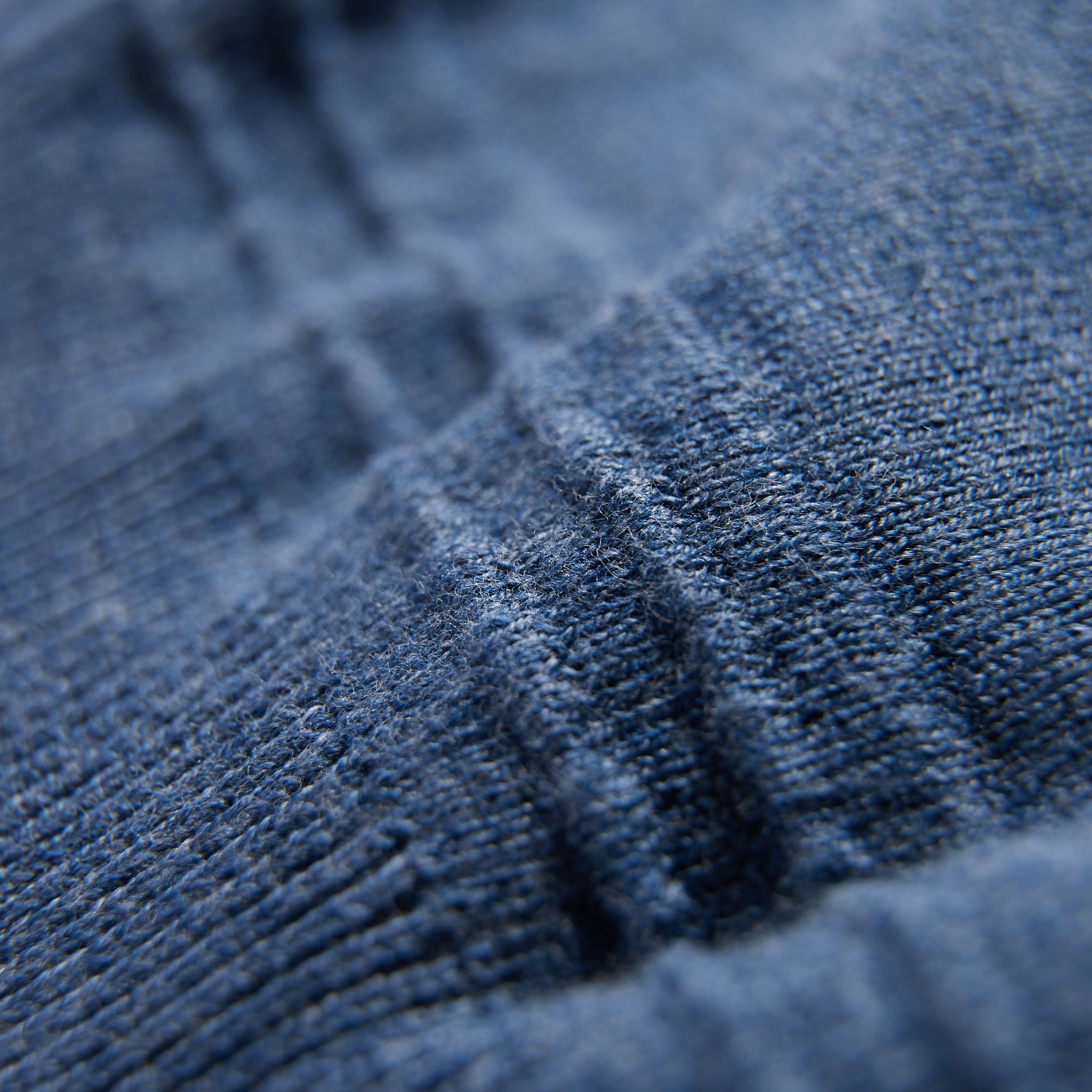 Bison knitted pullover, DK Blue Mel, large image number 3