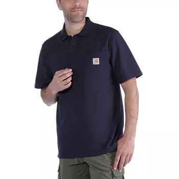 Carhartt Contractor's polo T-shirt, Marine
