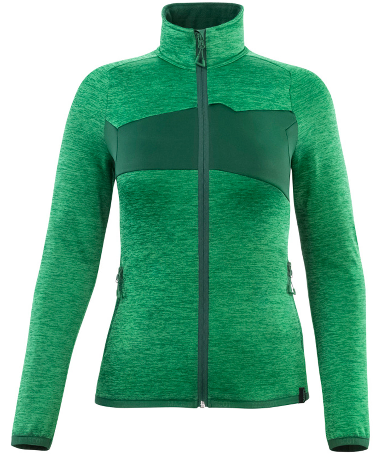 Mascot Accelerate dame fleececardigan, Gr&aelig;sgr&oslash;n/gr&oslash;n, Gr&aelig;sgr&oslash;n/gr&oslash;n, swatch