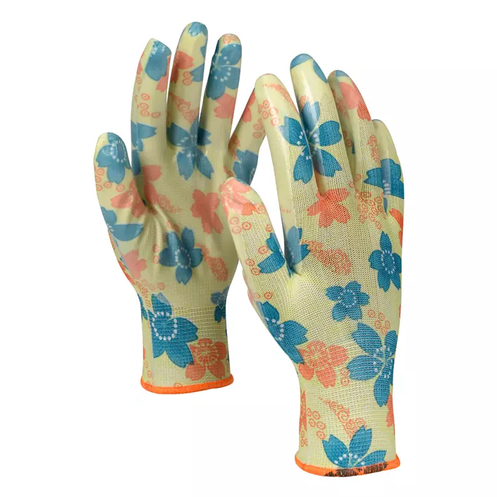 OX-ON Garden Basic 5005 work gloves, Green/Blue, large image number 0