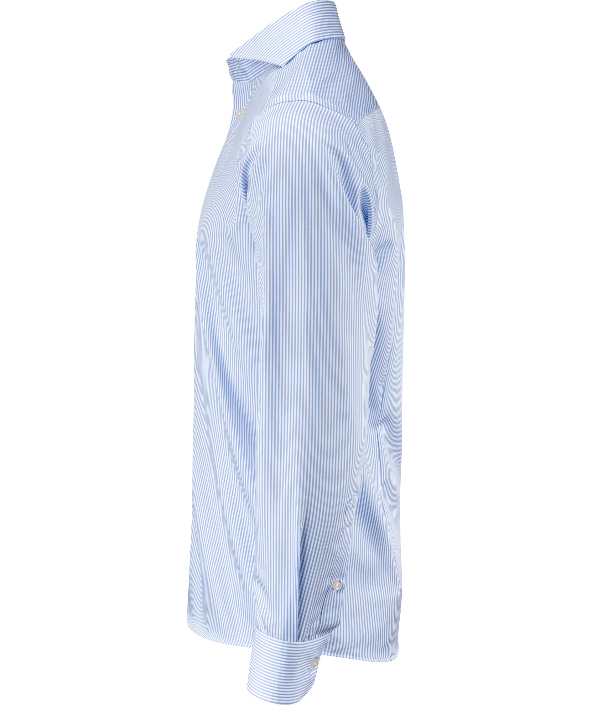 J. Harvest & Frost Twill Yellow Bow 50 regular fit skjorta, Sky Blue/Stripe, large image number 2