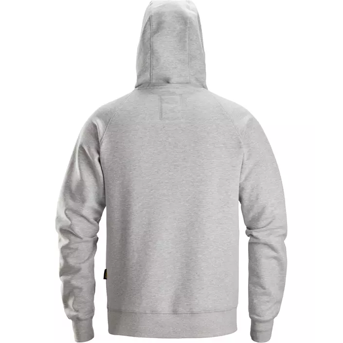 Snickers Logo hoodie 2845, Grey melange, large image number 2