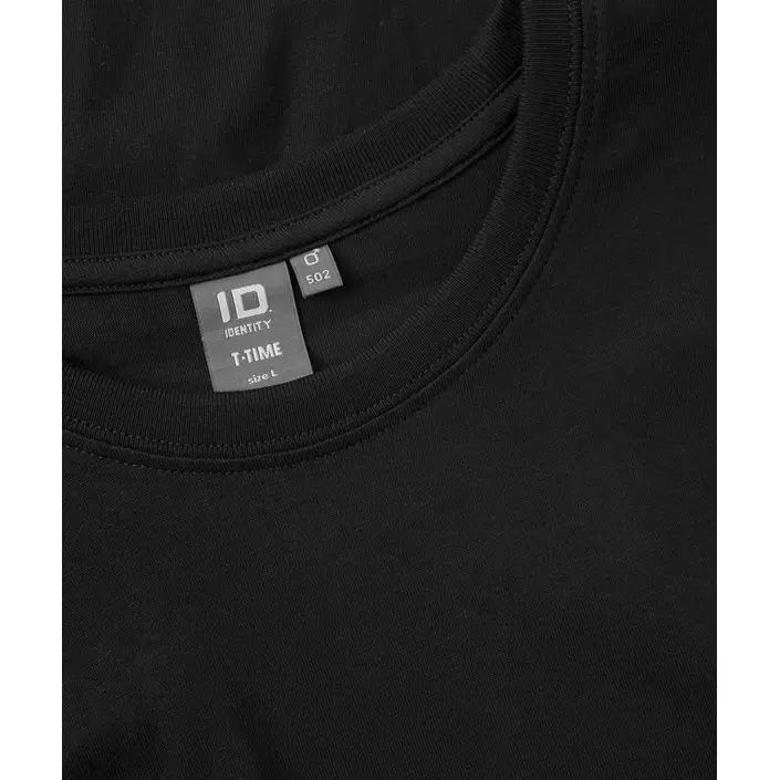 ID Identity T-Time T-shirt Tight, Svart, large image number 3