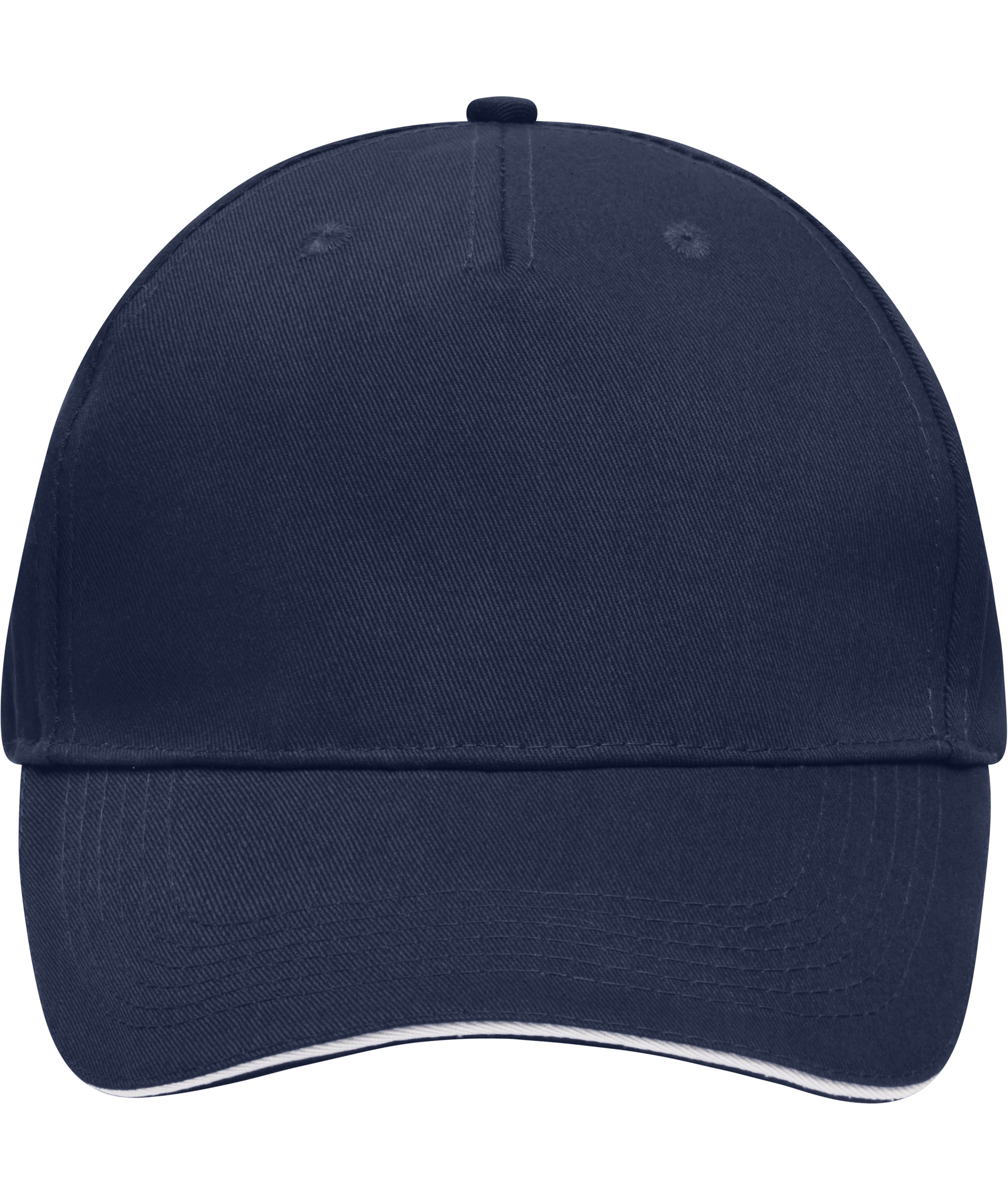 Myrtle Beach 5 Panel Sandwich Cap, Navy/White, Navy/White, large image number 1
