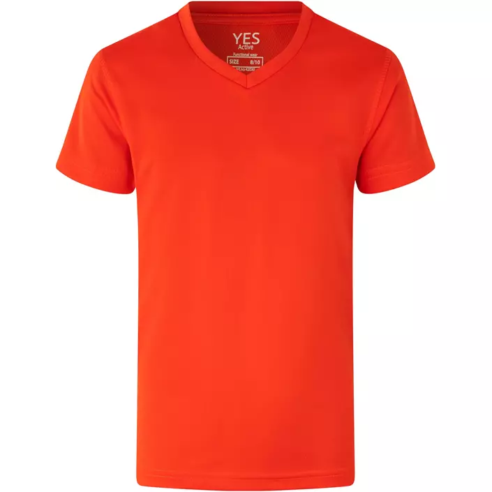 ID Yes Active T-shirt till barn, Orange, large image number 0