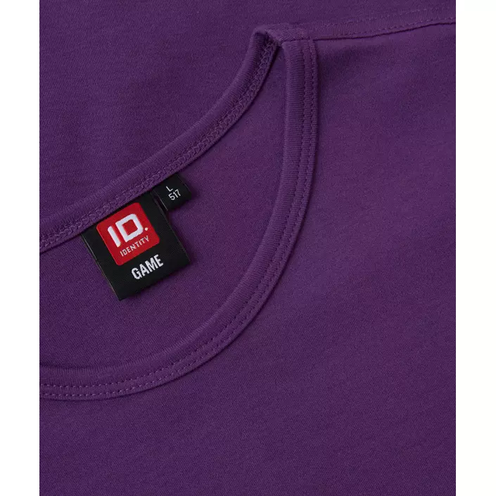 ID Interlock T-skjorte, Lilla, large image number 3