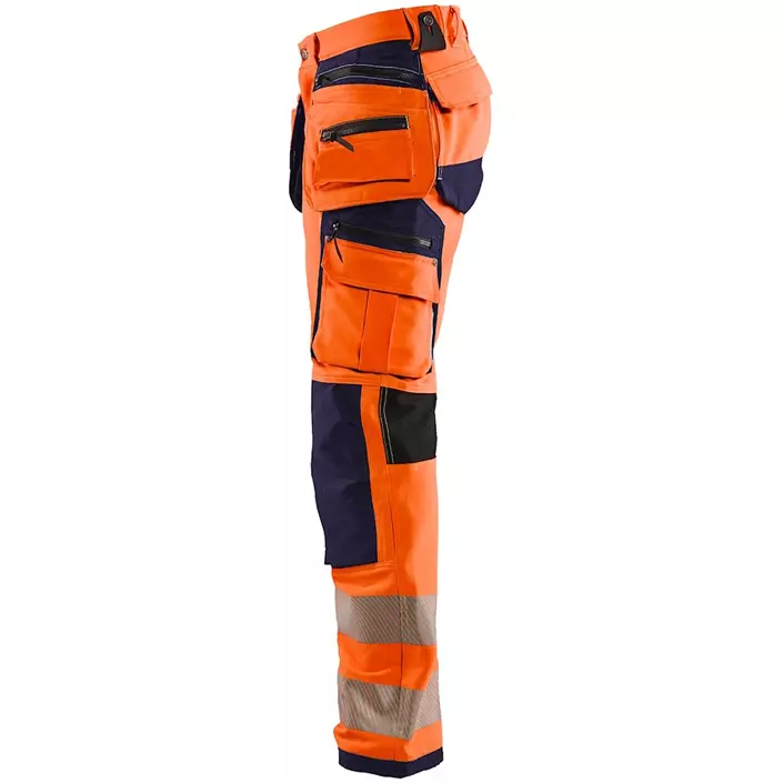 Blåkläder Handwerkerhose full stretch, Hi-Vis Orange/Marine, large image number 3