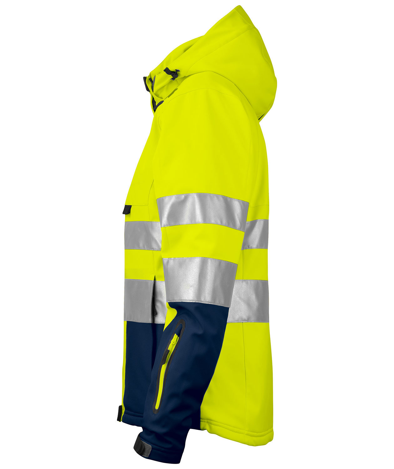 ProJob vinterjacka dam 6424, Gul/Marinbl&aring;, large image number 1