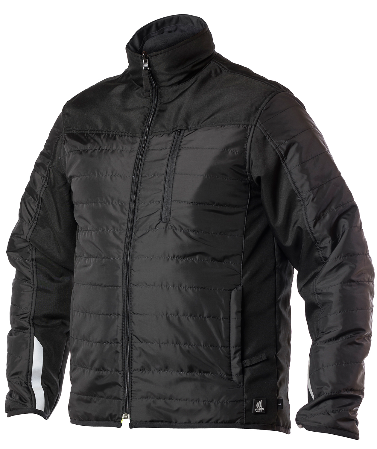 Viking Rubber Evosafe zip in jacket, Hi-vis Yellow/Black, large image number 1