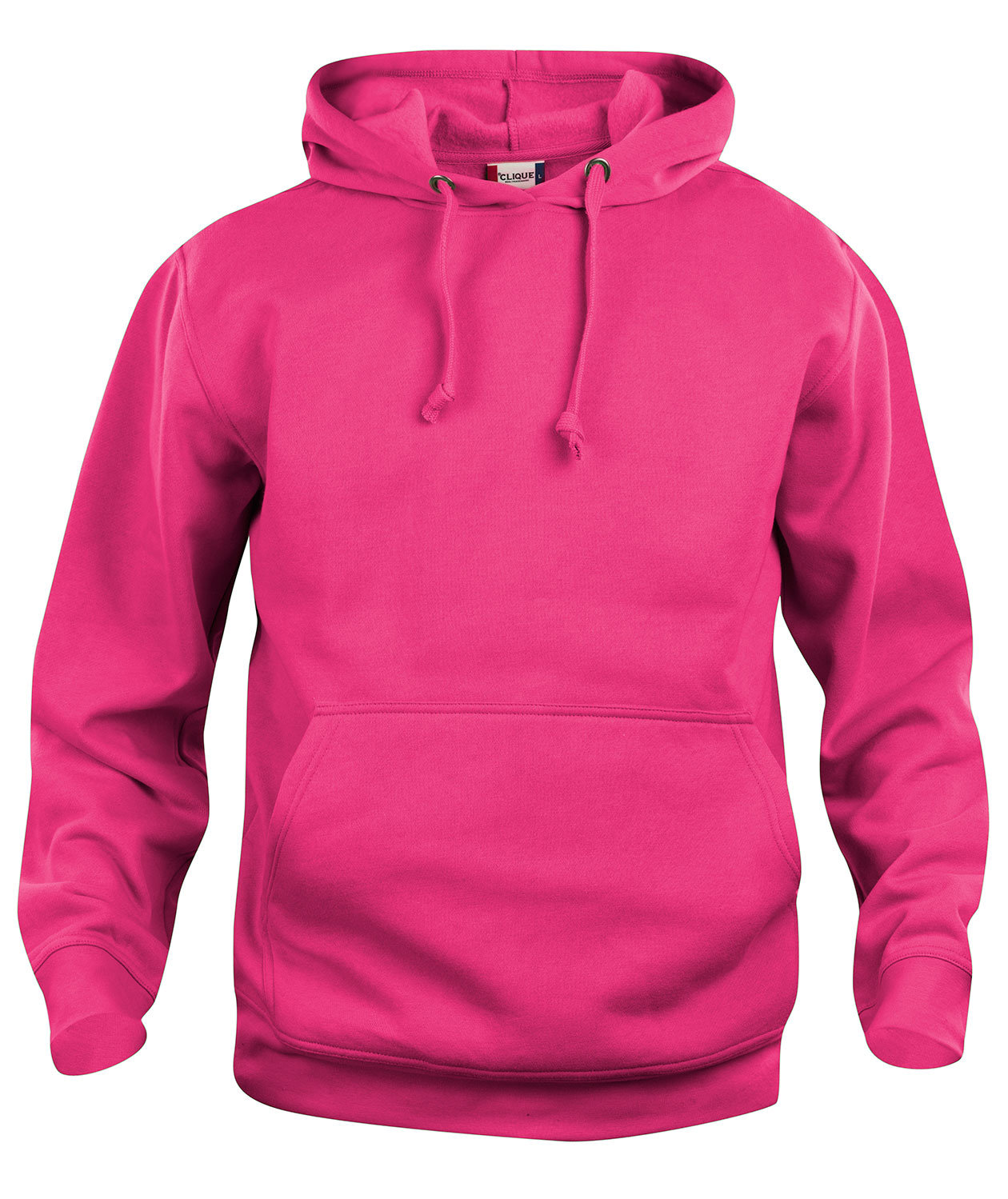 Clique Basic hoodie, Ljus Cerise
