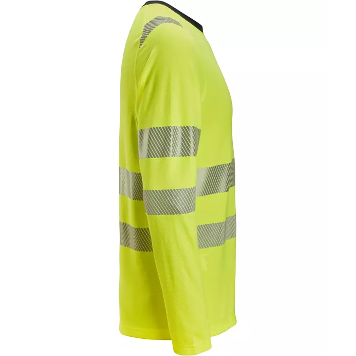 Snickers long-sleeved T-shirt 2431, Hi-Vis Yellow, large image number 2