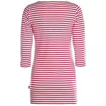 Hejco Elsa Damen T-Shirt mit 3/4 Ärmeln, Rot/Weiß