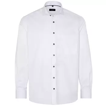 Eterna Cover Comfort fit skjorte med kontrast, White 