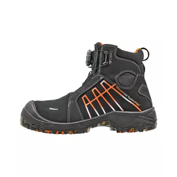 Sievi MGuard RollerH XL safety boots S3 HR, Black/Orange