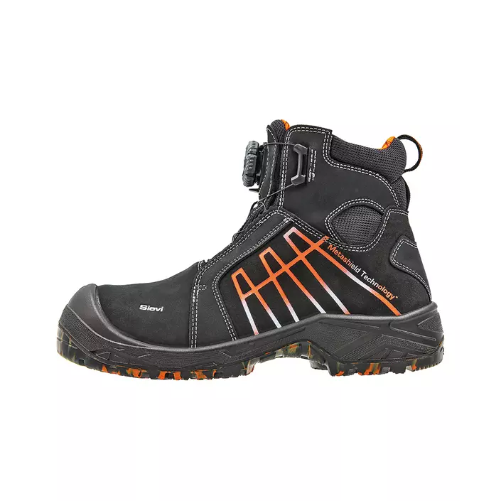 Sievi MGuard RollerH XL safety boots S3 HR, Black/Orange, large image number 0